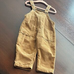 Stylish Brown Kids Corduroy Overalls- size 12-18 months